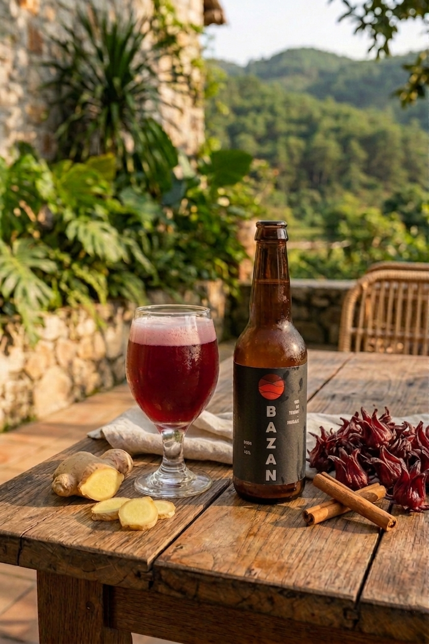 Hibiscus cider